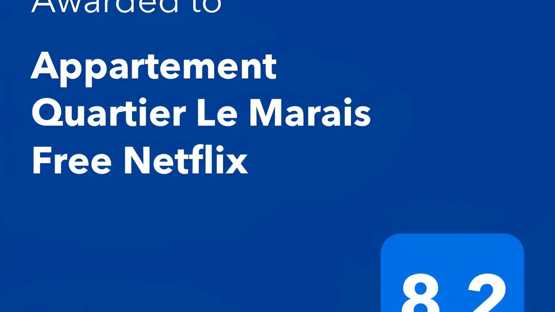 Appartement Quartier Le Marais Free Netflix Paris France